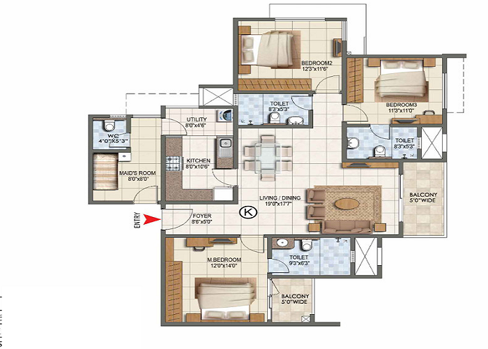 Nambiar Ensemble Floor Plan