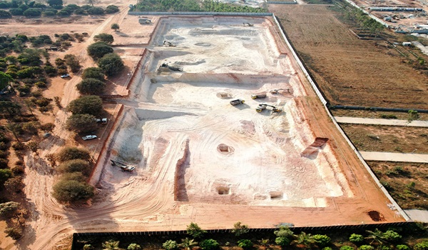 Nambiar District 25 Excavation in Progress