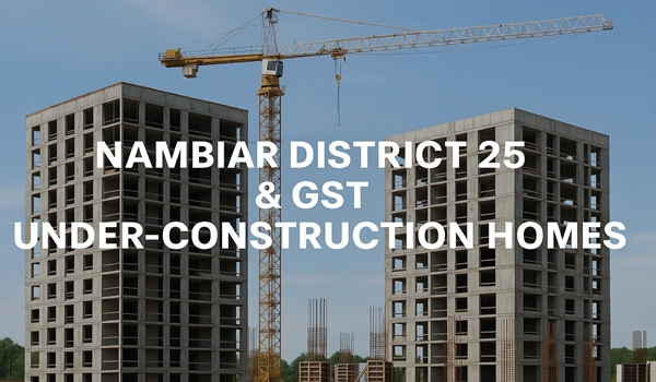 Featured Image of Nambiar District 25 & GST on Under-Construction Homes
