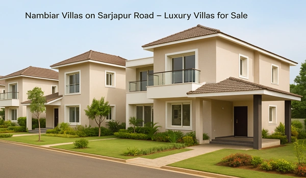 Featured Image of Nambiar Villas on Sarjapur Road – Luxury Villas for Sale