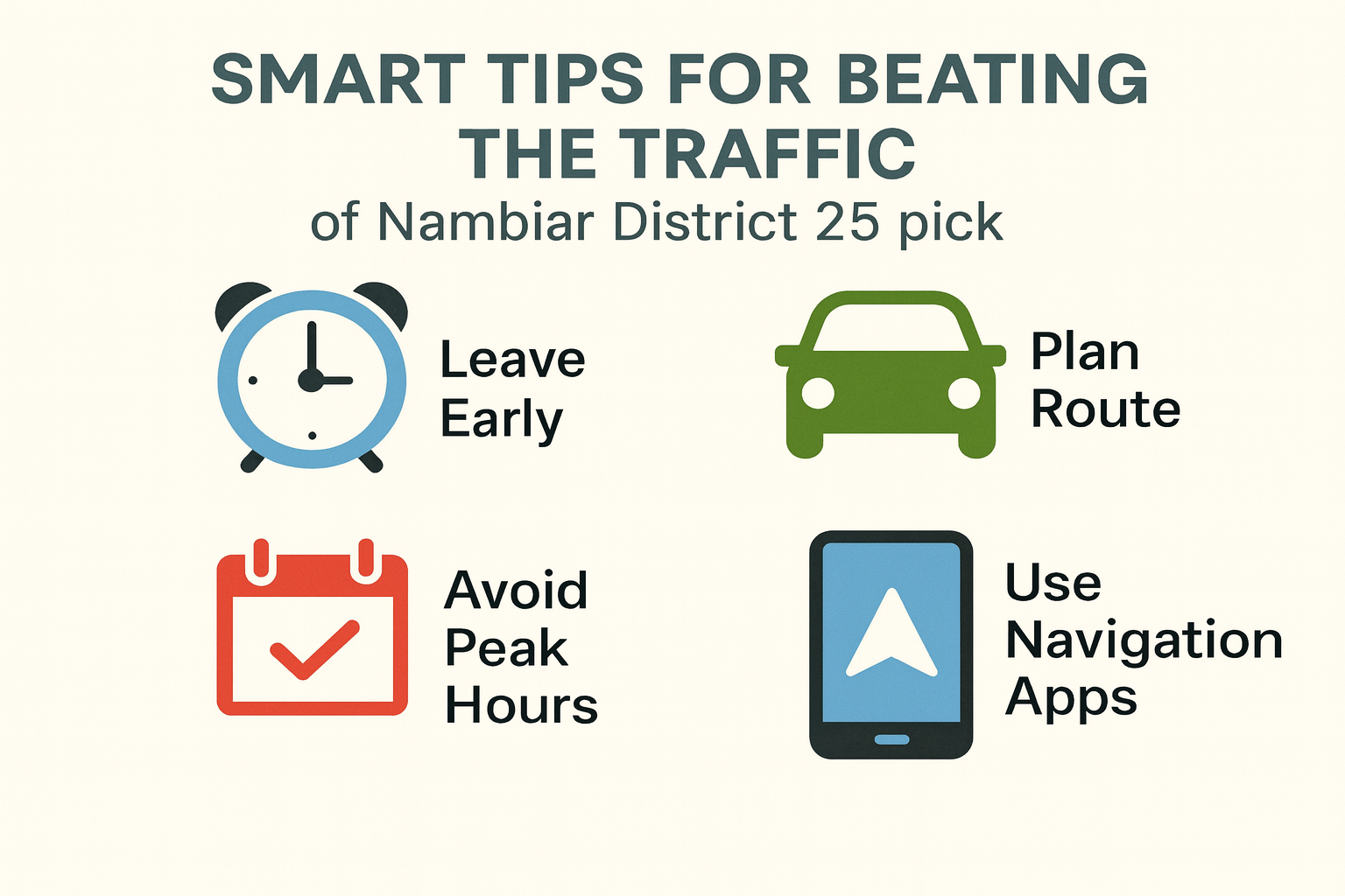 Smart Tips for Beating the Traffic