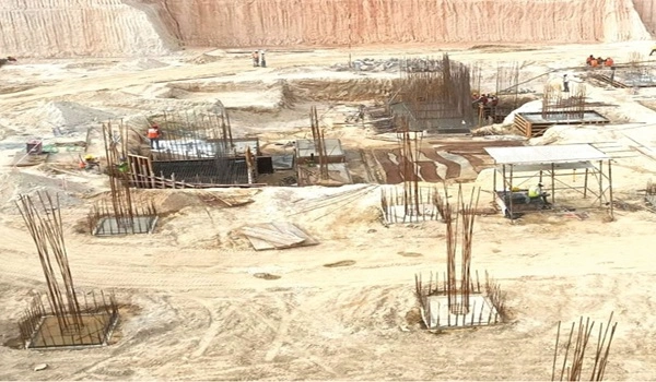 Tower 3 – Raft concreting works in progress