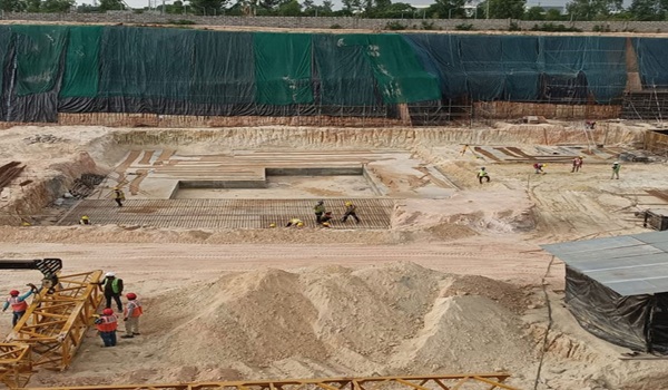 Nambiar District 25 Tower 4 Excavation Status